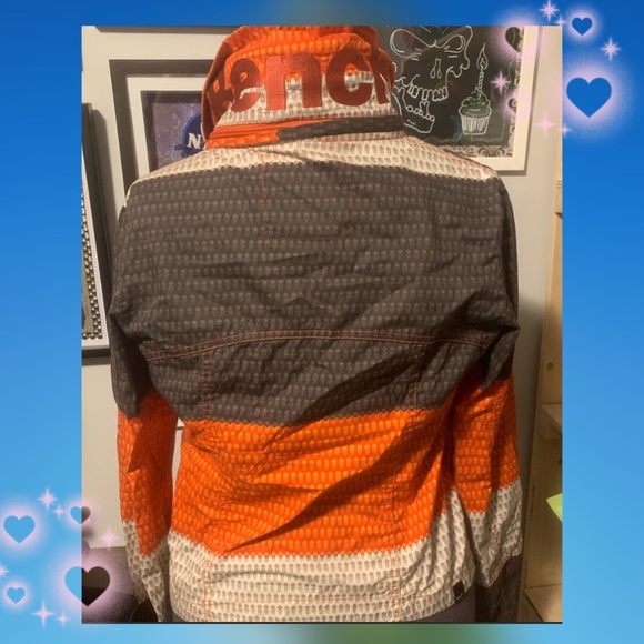 Orange Tones Bench Jacket - Picture 2 of 4